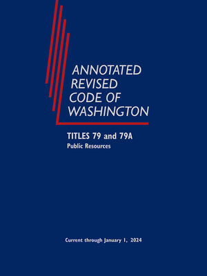 cover image of Annotated Revised Code of Washington